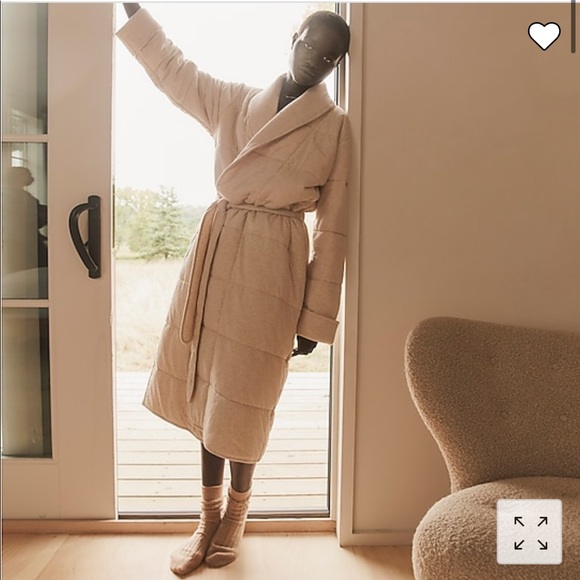 Skin X J.Crew quilted robe - Picture 2 of 8